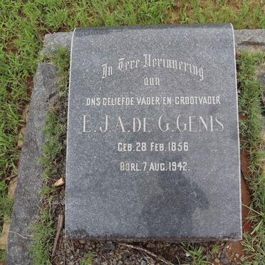GENIS E.J.A de G. 1856-1942