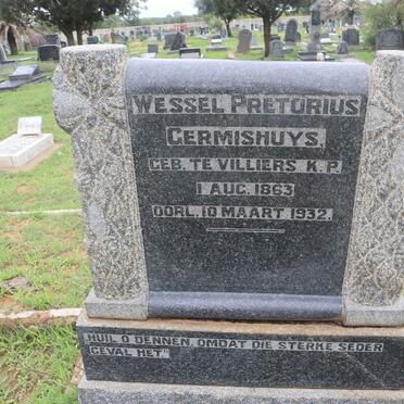 GERMISHUYS Wessel Pretorius 1863-1932