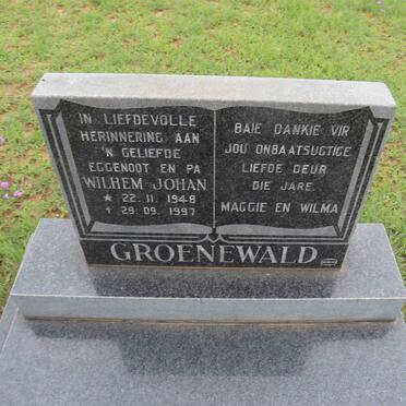 GROENEWALD Wilhem Johan 1948-1997