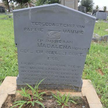 HERBST Madalena 1950-1950