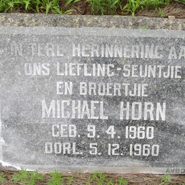 HORN Michael 1960-1960