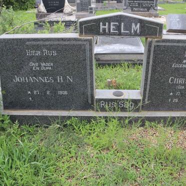 HELM Johannes H.N. 1906- &amp; VILJOEN Christina M. 1914-1983