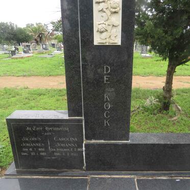 KOCK Jacobus Johannes, de 1895-1965 &amp; STIGLINGH Carolina Johanna 1900-1980