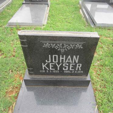KEYSER Johan 1955-1974