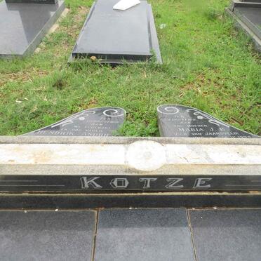 KOTZE Hendrik Andries 1915-1974 &amp; Maria J.B. van JAARVELD 1916-1994