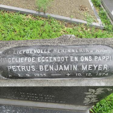 MEYER Petrus Benjamin 1935-1974