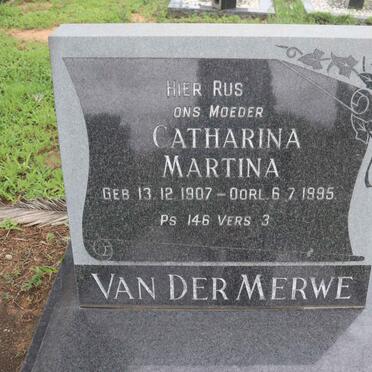 MERWE Catharina Martina, van der 1907-1995
