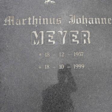 MEYER Marthinus Johannes 1957-1999