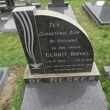 NECKER Gerrit Bryel, de 1922-1974