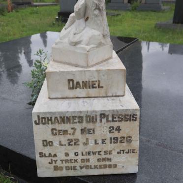 PLESSIS Daniel Johannes, du 1924-1926