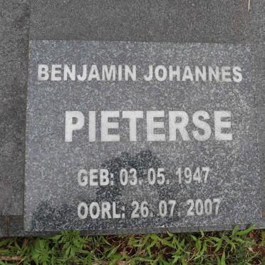 PIETERSE Benjamin Johannes 1947-2007