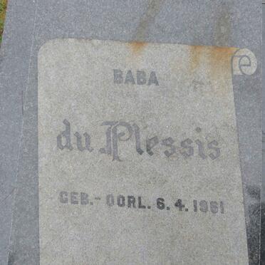 PLESSIS, du 1961-1961