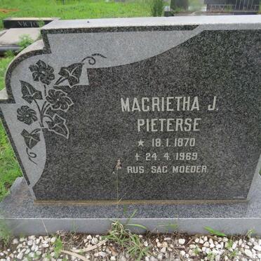 PIETERSE Magrietha J. 1870-1969