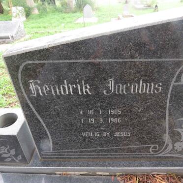 ROUX Hendrik Jacobus 1905-1986 