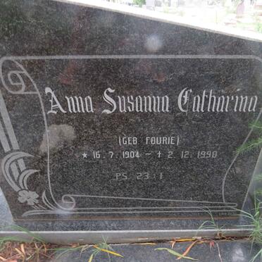 ROUX Anna Susanna Catharina nee FOURIE 1904-1990
