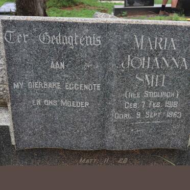 SMIT Maria Johanna nee STIGLINGH 1918-1953
