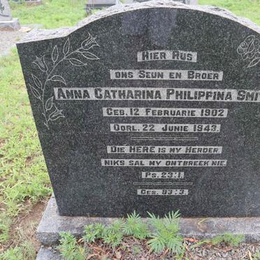 SMITH Anna Catharina Philippina 1902-1943