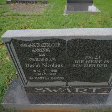 SWART David Nicolaas 1908-1990