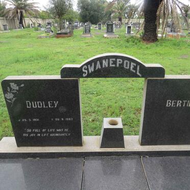 SWANEPOEL Dudley 1931-1983 &amp; Bertie