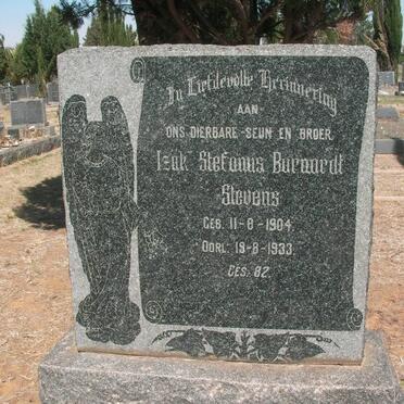 STEVENS Izak Stefanus Barnard 1904-1933