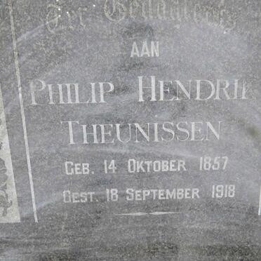 THEUNISSEN Philip Hendrik 1857-1918
