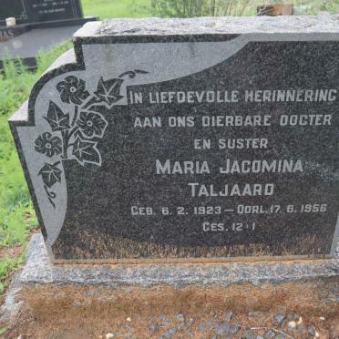 TALJAARD Maria Jacomina 1923-1956