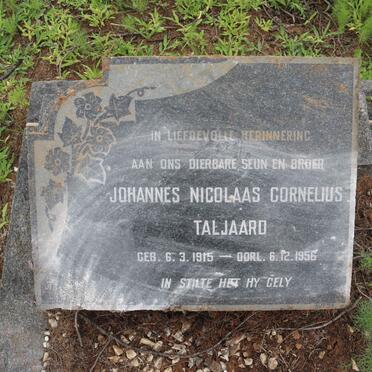 TALJAARD Johannes Nicolaas Cornelius 1915-1956