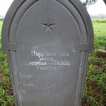VERSTER Andreas Daniel ?-?