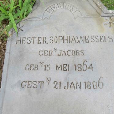 WESSELS Hester Sophia nee JACOBS 1864-1886