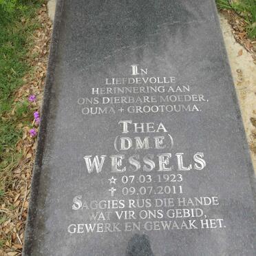 WESSELS D.M.E. 1923-2011