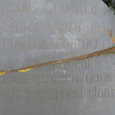 WET Jachobus Eduard, de 1838-19?? 