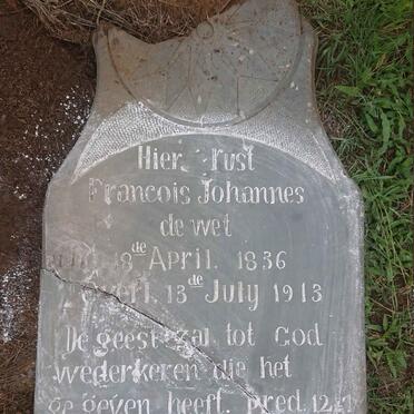 WET Francois Johannes, de 1836-1913