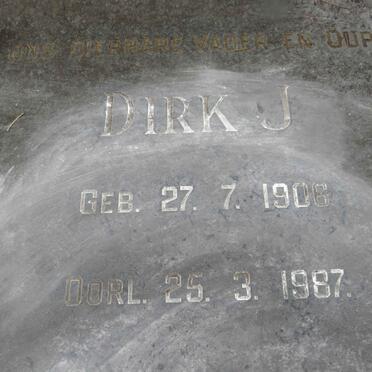 WALT Dirk J., v.d. 1906-1987