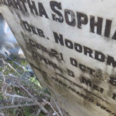 GOUS Martha Sophia nee NOORDMAN 1884-1919