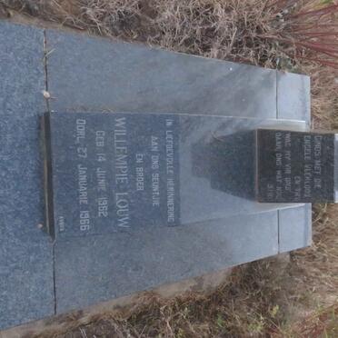 LOUW Willempie 1962-1966