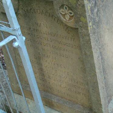 WYK Schalk Willem, van - 1878 ::  VAN WYK S.W. -1883