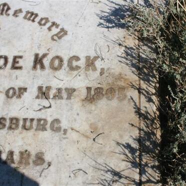 KOCK Henry M., de -1895 :: DE KOCK Henriette