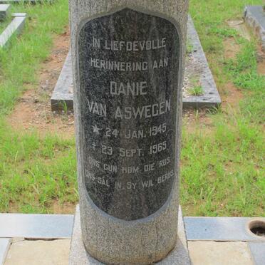 ASWEGEN Danie, van 1946-1965