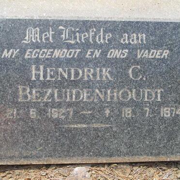 BEZUIDENHOUT Hendrik C. 1927-1974