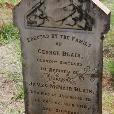 BLAIR James McNair -1918