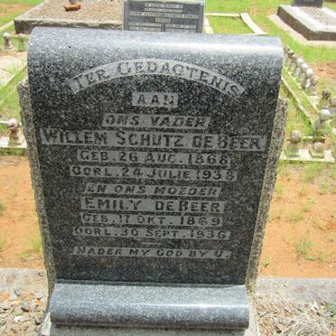 BEER Willem Schutz, de 1868-1938 &amp; Emily 1869-1936