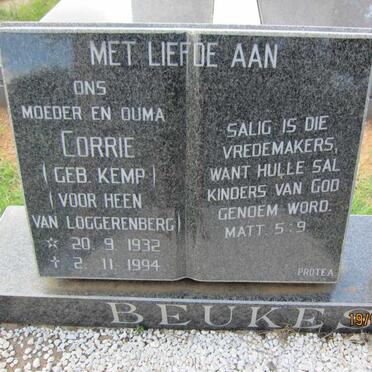 BEUKES Corrie nee KEMP 1932-1994