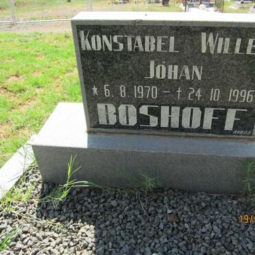 BOSHOFF Willem Johan 1970-1996
