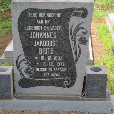 BRITS Johannes Jakobus 1893-1977