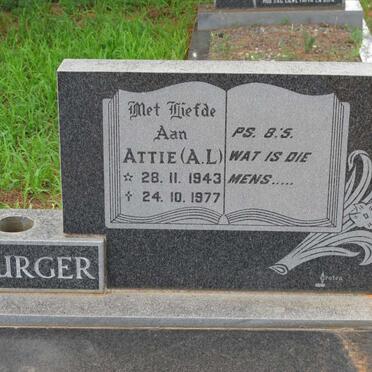 BURGER A.L. 1943-1977