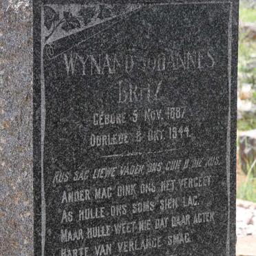 BRITZ Wynand Johannes 1887-1944