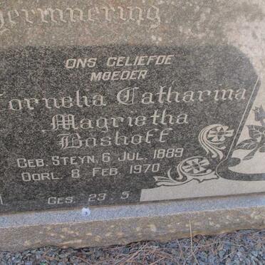 BOSHOFF Cornelia Catharina Magrietha nee STEYN 1889-1970