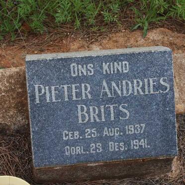 BRITS Pieter Andries 1937-1941