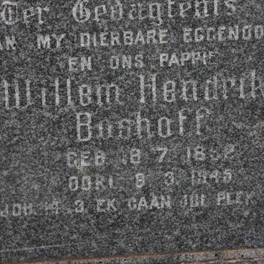 BOSHOFF Willem Hendrik 1892-1945