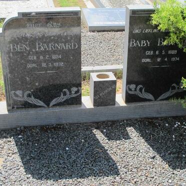 BARNARD Ben 1894-1972 &amp; Baby 1889-1974